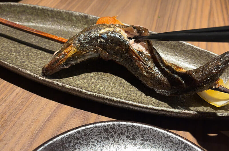 喜多郎壽司 烤香魚